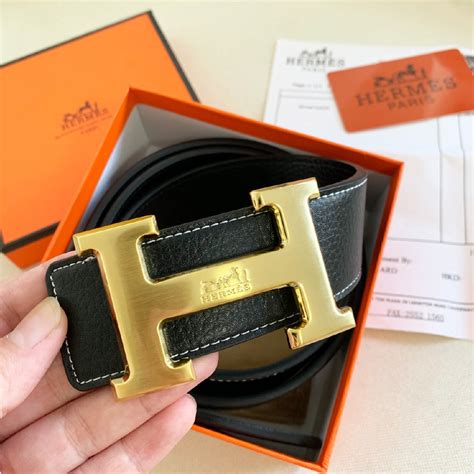 genuine vs fake hermes belt|how to tell if hermes belt is real.